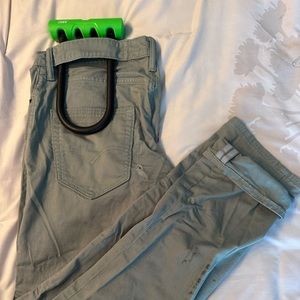 ❤️ Levi’s Commuter Light Grn 32x30 Jeans w/ Reflective Inner Piping & U-Lock ❤️